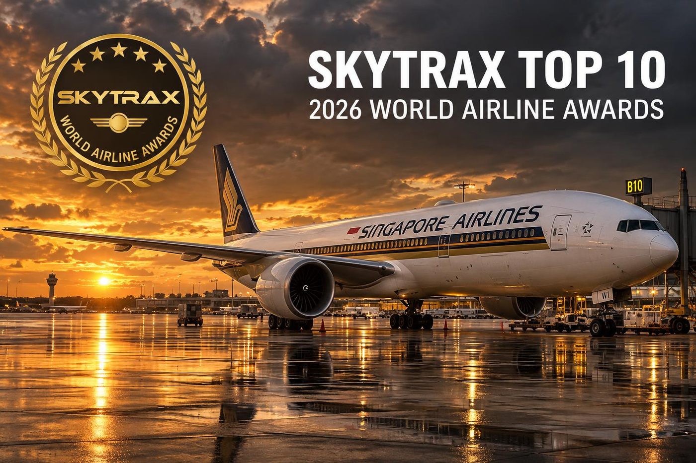 Singapore Airlines wins World's Best Airline 2026 - the complete Skytrax awards breakdown